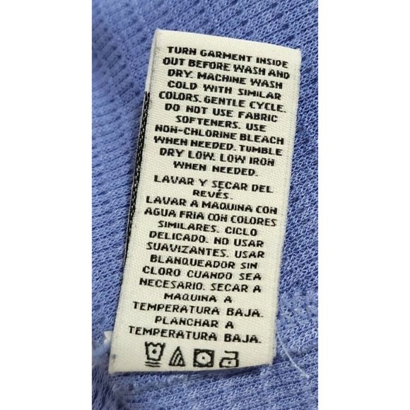 Lot of 2 Wildfox Women's Long Sleeve Tunic Sweater Tops Soft Thermal Pink/Blue S - Picture 14 of 15